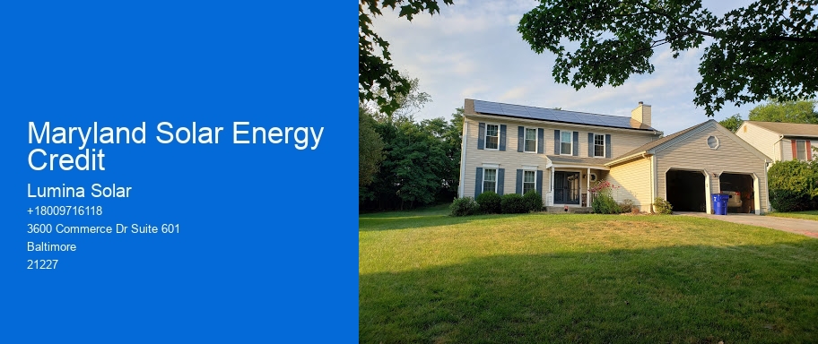 Maryland Solar Energy Credit