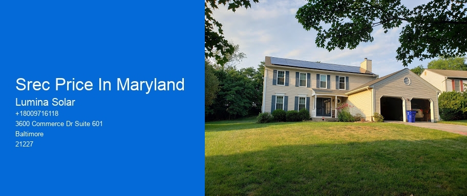 Srec Price In Maryland